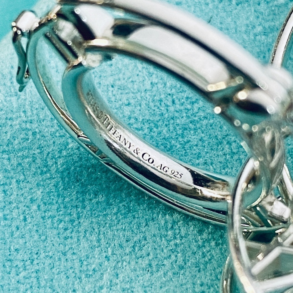 New Tiffany & Co Atlas Numeral Open Link Bracelet. 925 silver Rare Retired - Picture 7 of 9